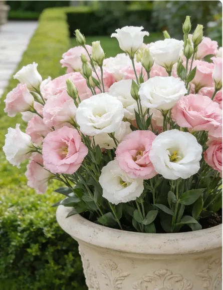 🔥 Jarní výprodej🌌 Zimně odolná, vysoce kvalitní semena lisijantů🌿 – Kvetoucí rostliny na jaro a léto