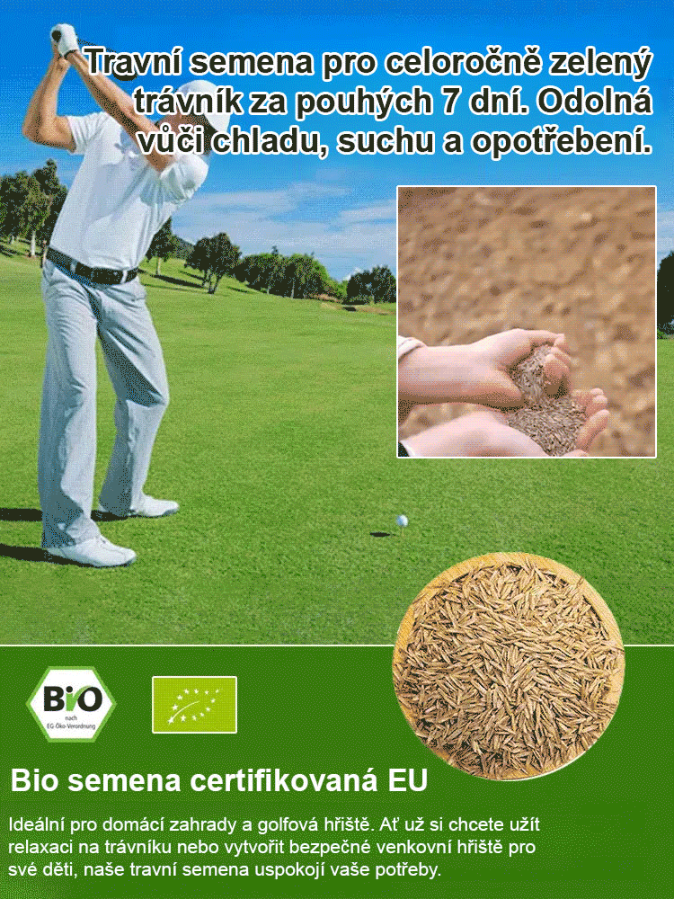 semena trávníku