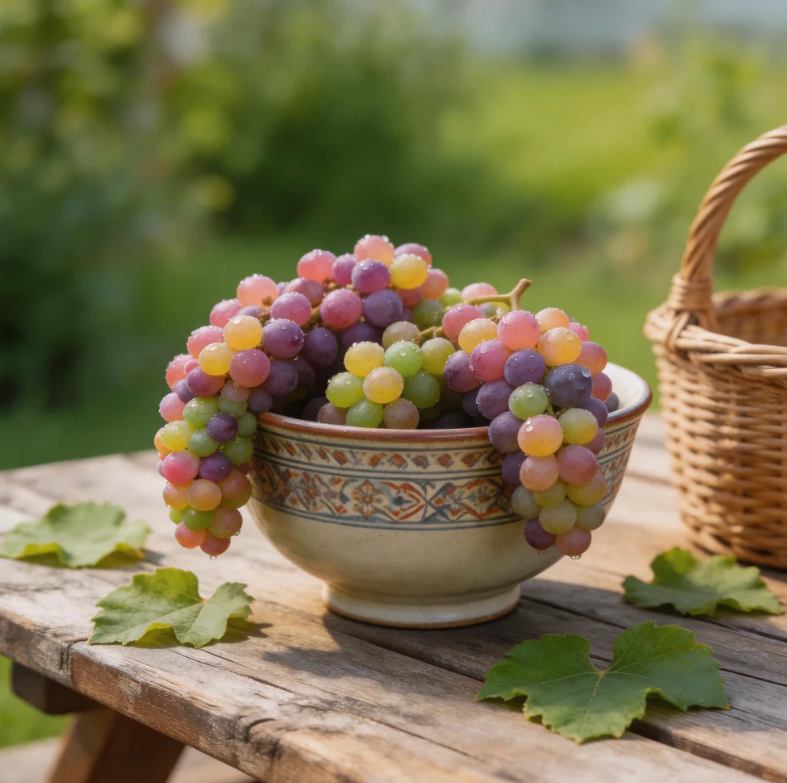 🍇Olbrzymie pestki winogron: z cienkimi korzeniami, duże i bezpestkowe 🌿(50 tabletek/opakowanie)