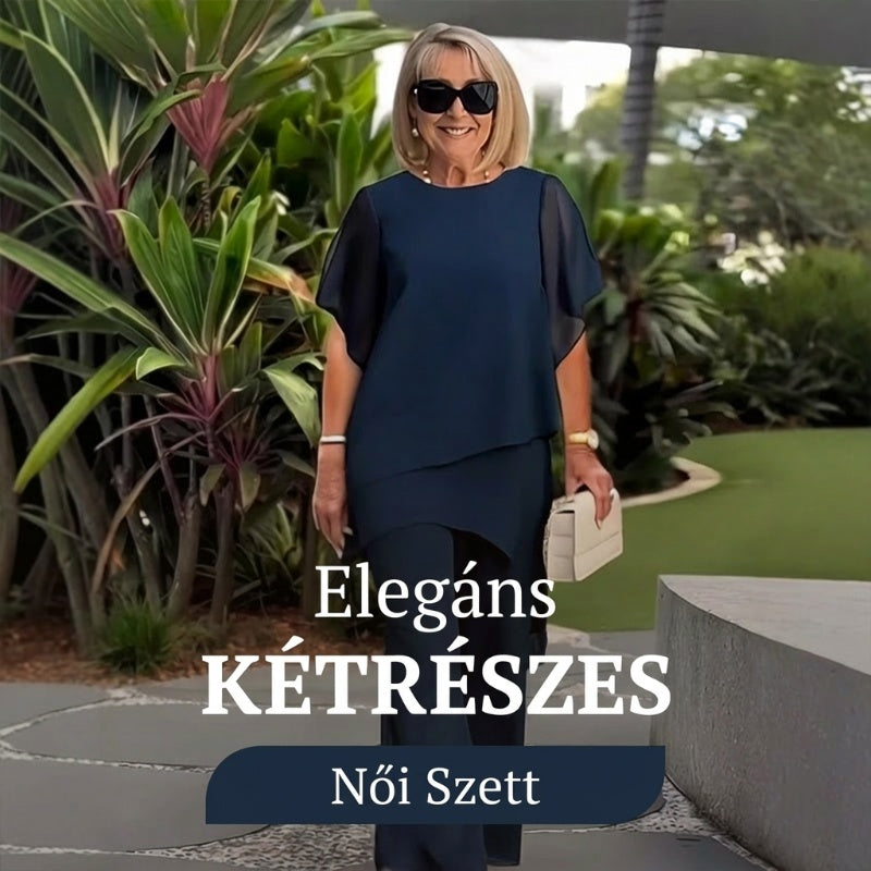 🔥【S-3XL】💖 2026 nyári népszerű, laza két részes szett (felső + alsó)