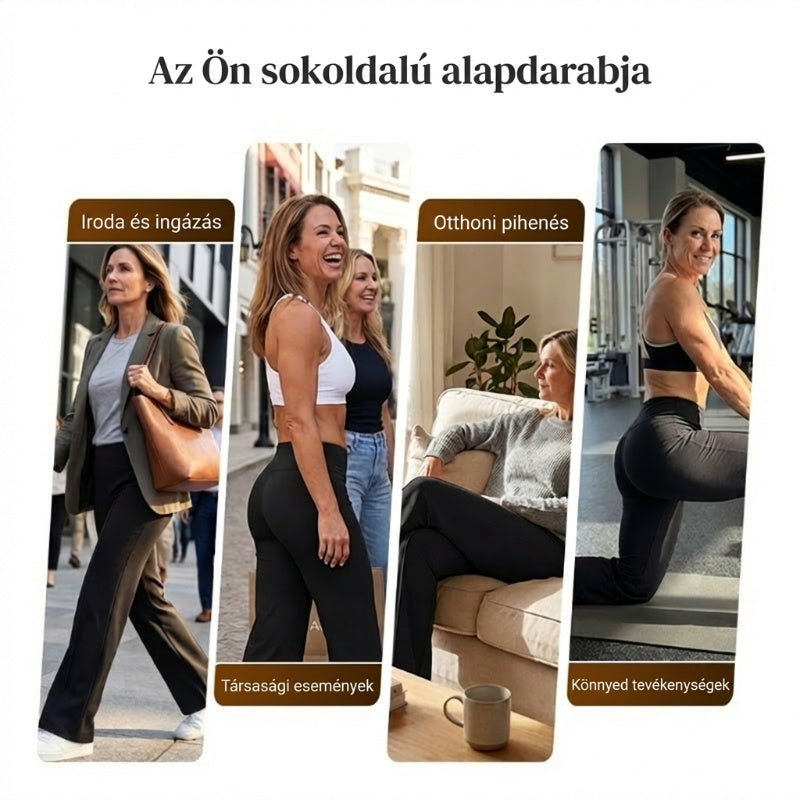 💕Női sima, laza, egyenes szárú nadrág