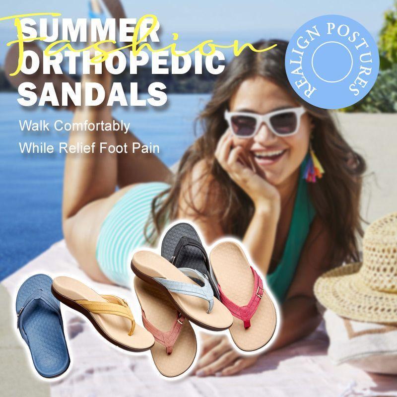 👣 Városi nyári szandál ortopéd cipővel – Ultra kényelem & stílus | Egészségügyi, városi, utánvét – Utánvét 🌴✨
