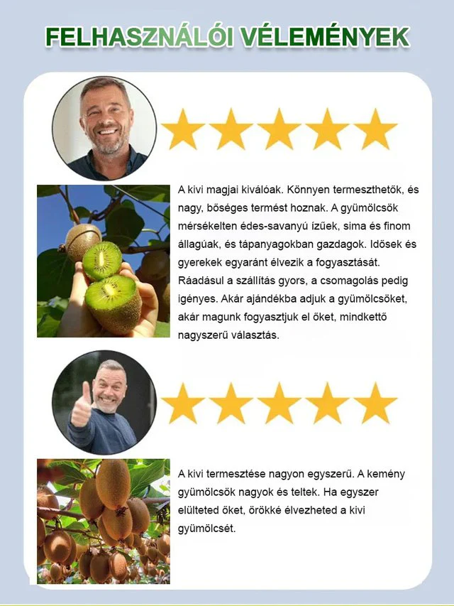 🥝Organikus új-zélandi kivi mag: erősíti a férfi erőt, segíti a nők fogyását, vitaminokkal táplálja az időseket és a gyerekeket