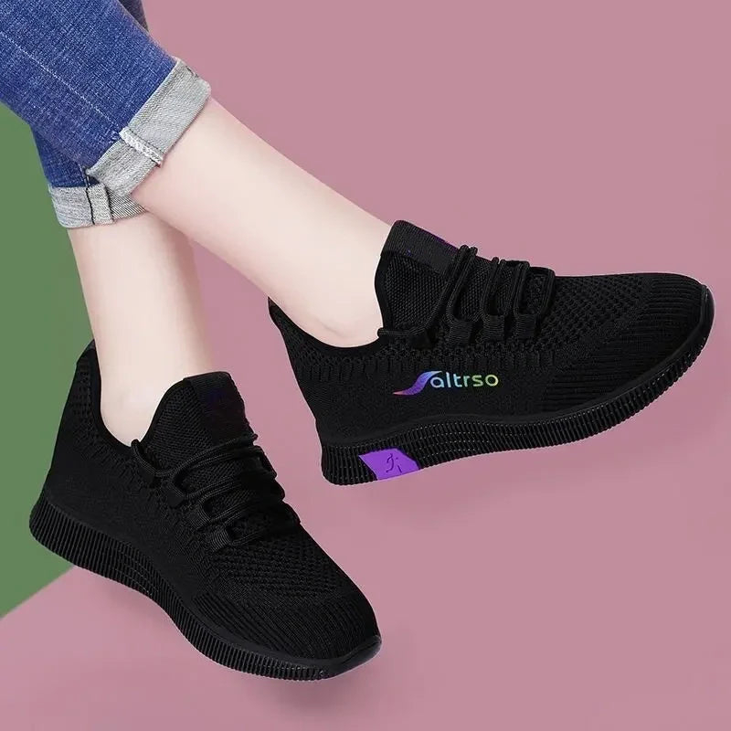 👟 Stílusos, lélegző hálós női cipő | Könnyű, légpárnás, csúszásgátló – Utánvéttel ✨