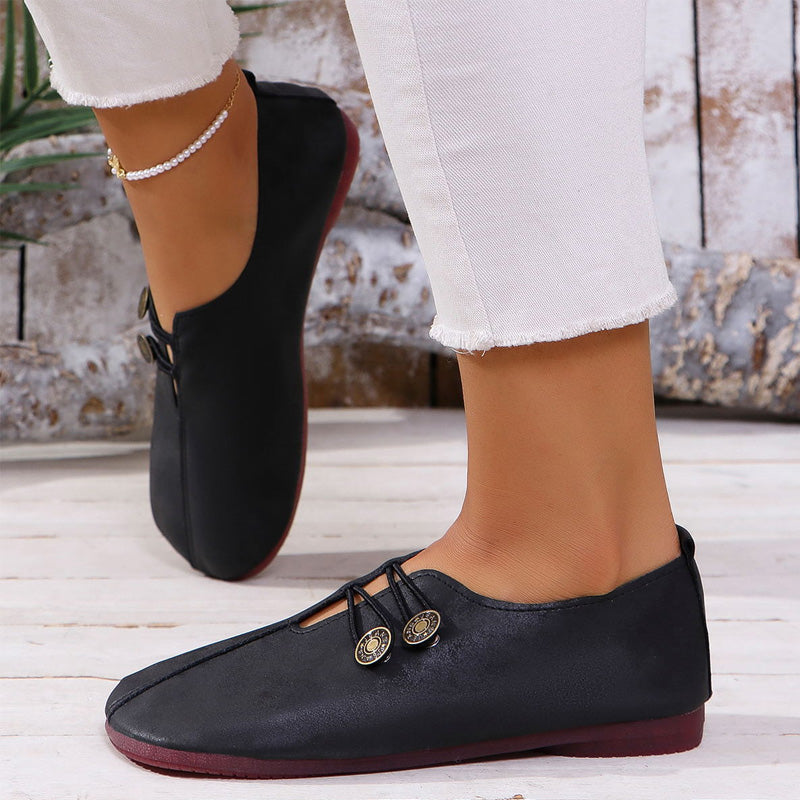 🚶‍♀️ Női lapos cipő puha mesterséges bőrből – Kényelmes, könnyű, mindennapi stílushoz 🚶‍♀️👟 | Tökéletes városi sétákhoz és aktív napokhoz 🌸
