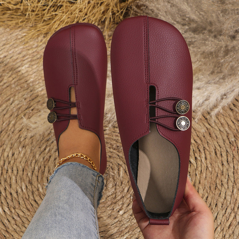 🚶‍♀️ Női lapos cipő puha mesterséges bőrből – Kényelmes, könnyű, mindennapi stílushoz 🚶‍♀️👟 | Tökéletes városi sétákhoz és aktív napokhoz 🌸