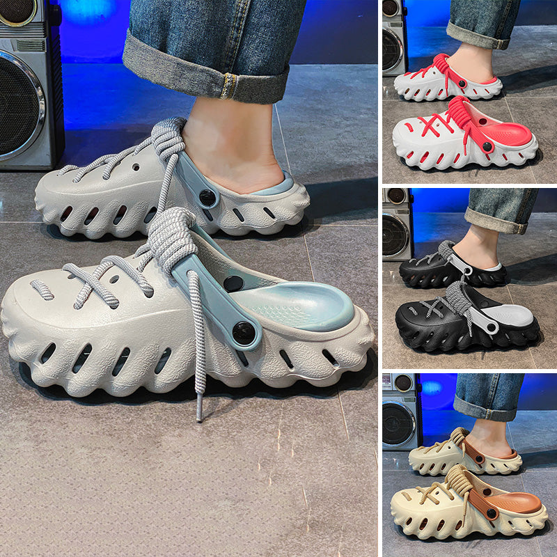 👡 2025 Új divat! Unisex lélegző papucs | Puha EVA talp, csúszásmentes – ideális fürdőszobába és strandra ☀️