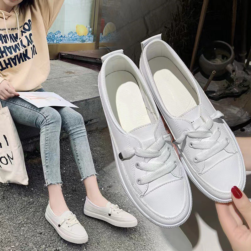 👞 Női alkalmi csúszásmentes PU bőr cipő – kényelmes, slip-on – Utánvét ✨