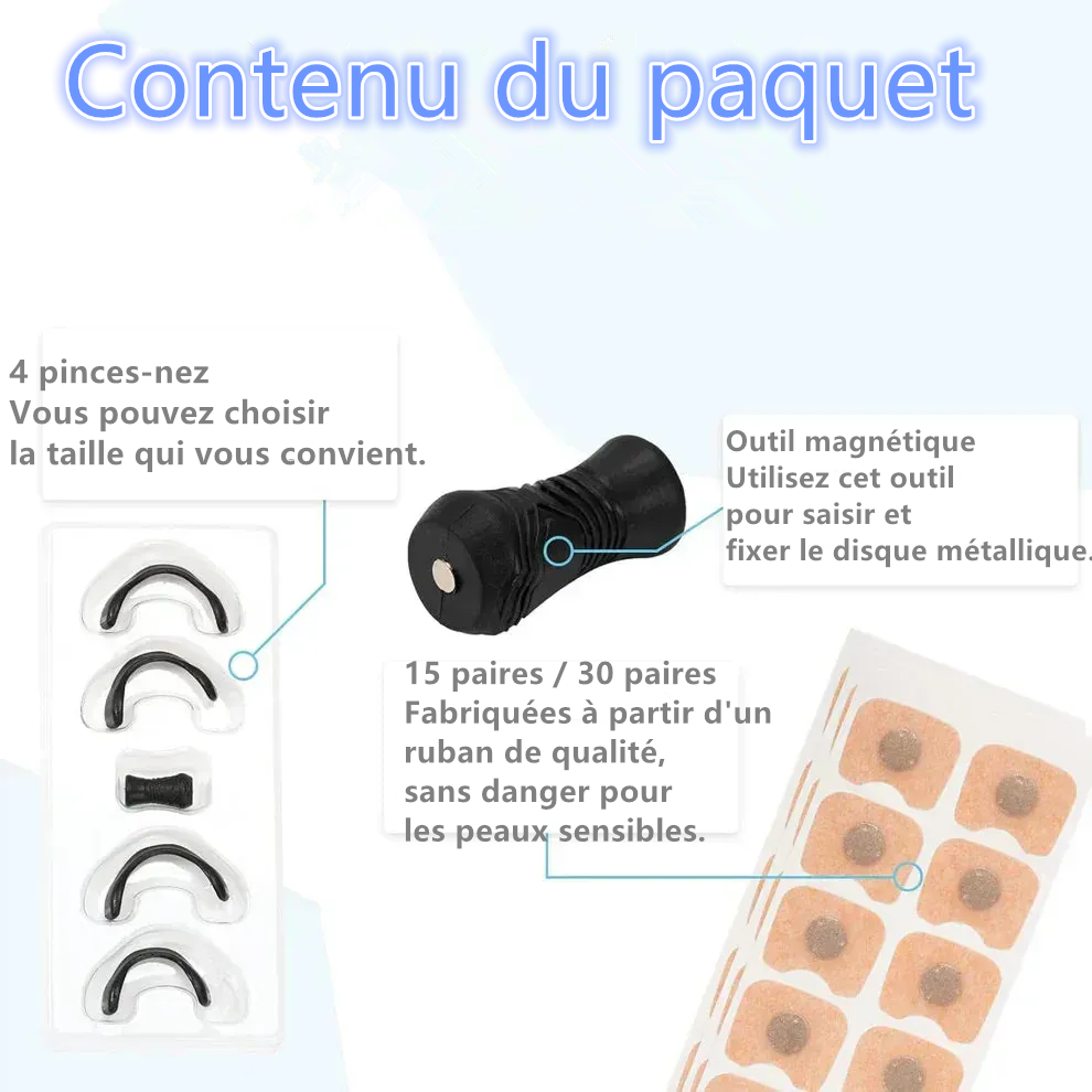 Patch nasal pour soulager la congestion, les éternuements et les ronflements