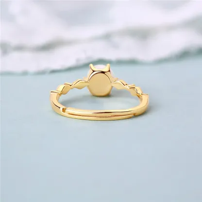 JewelyKing Genuine Pearl Gold Plated Real Pearl Natural Ring JKRS0268