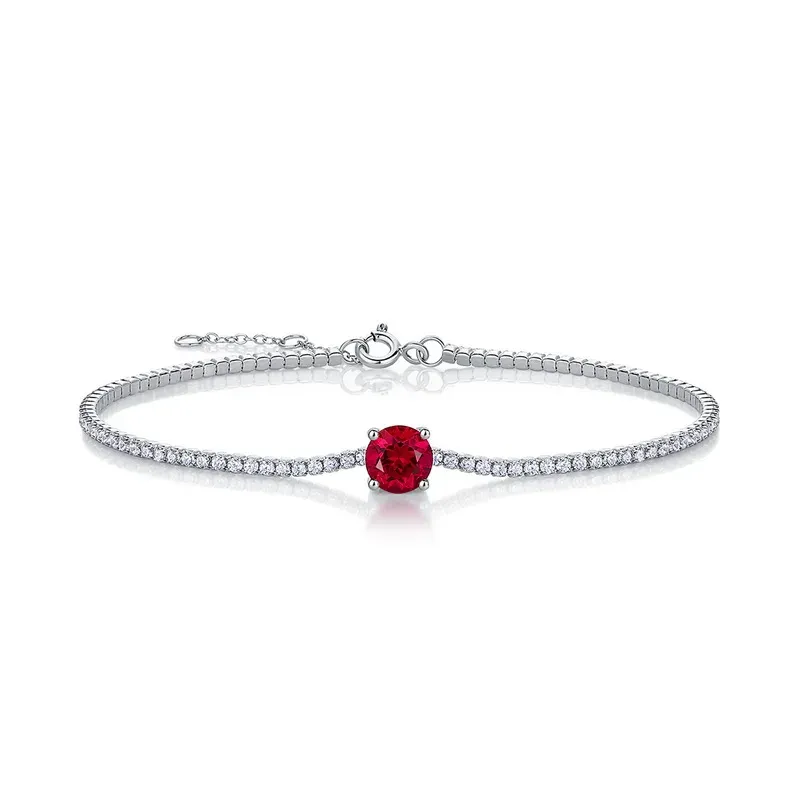 Wholesale Jewelry S925 Silver Charm Adjustable Lab Grown Emerald Bracelet Full Diamond Sets