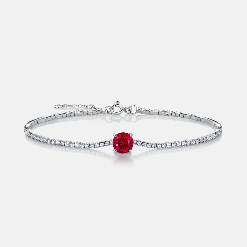 Wholesale Jewelry S925 Silver Charm Adjustable Lab Grown Emerald Bracelet Full Diamond Sets