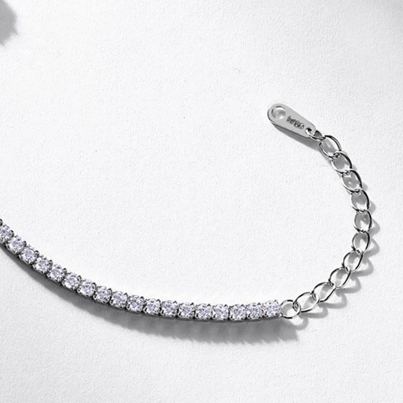 Fine Jewelry Pear Cut Lab Grown Emerald Flower Shaped 925 Sterling Silver Bracelets for Women Anniversary Gifts