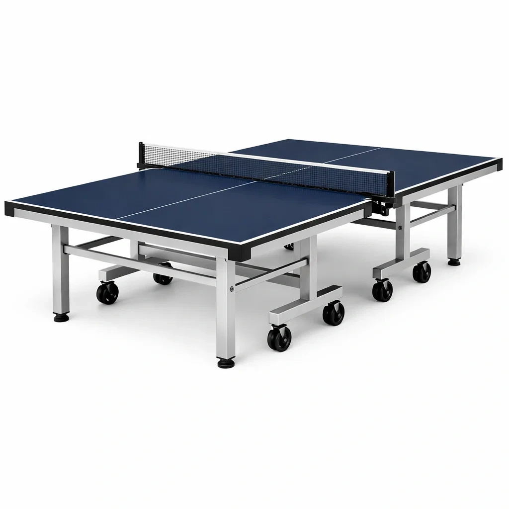 Tischtennistisch holzwerkstoff metall blau 274x152.5x76 cm-nesthomelyx