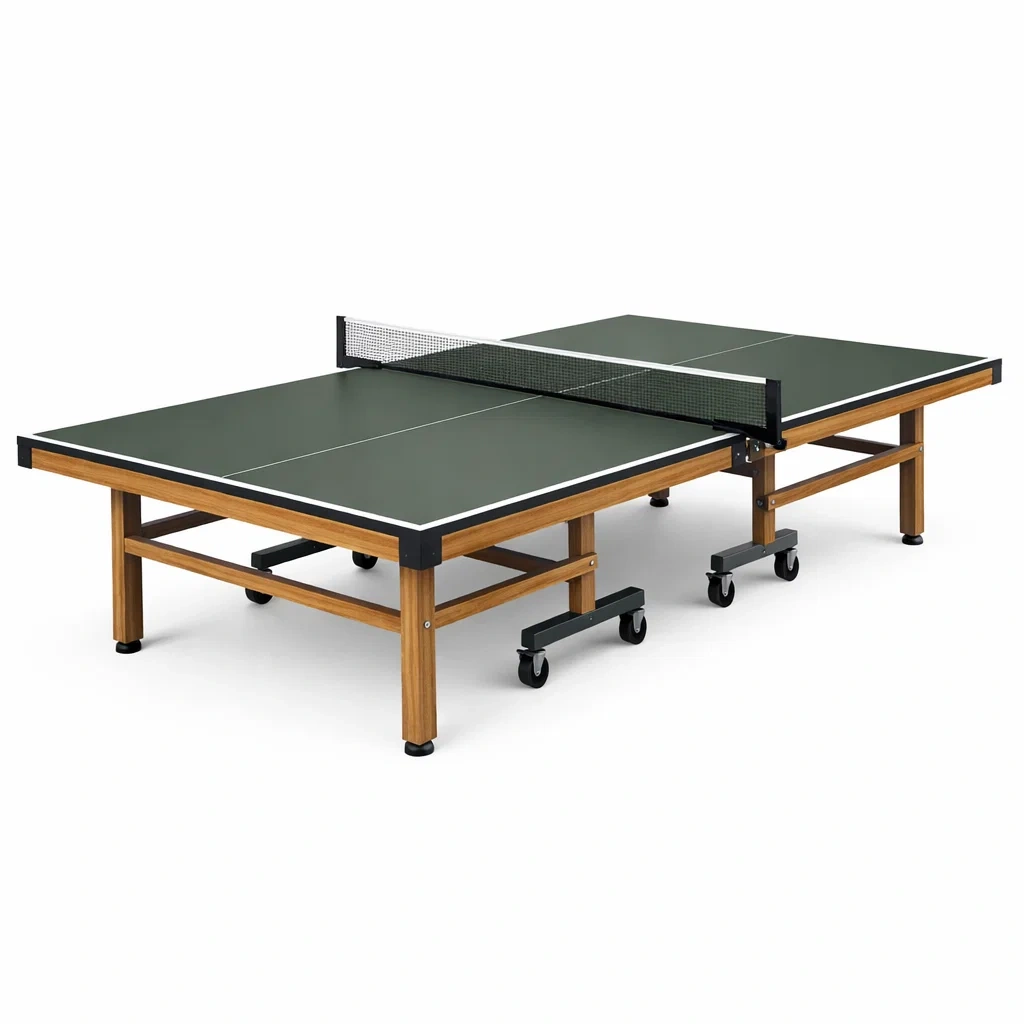 Tischtennistisch melaminharz klappbar grün 274x152.5x76 cm-nesthomelyx