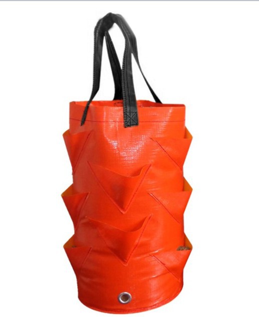 Bolsas colgantes para plantar en el jardín