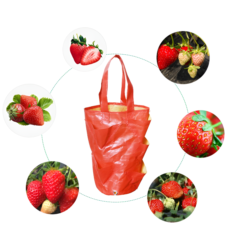 Bolsas colgantes para plantar en el jardín