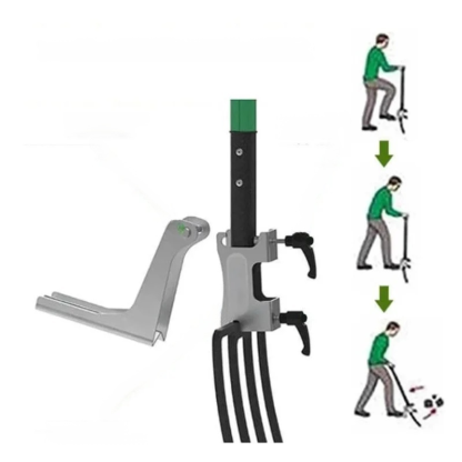 Cortadora de maleza accionada con el pie