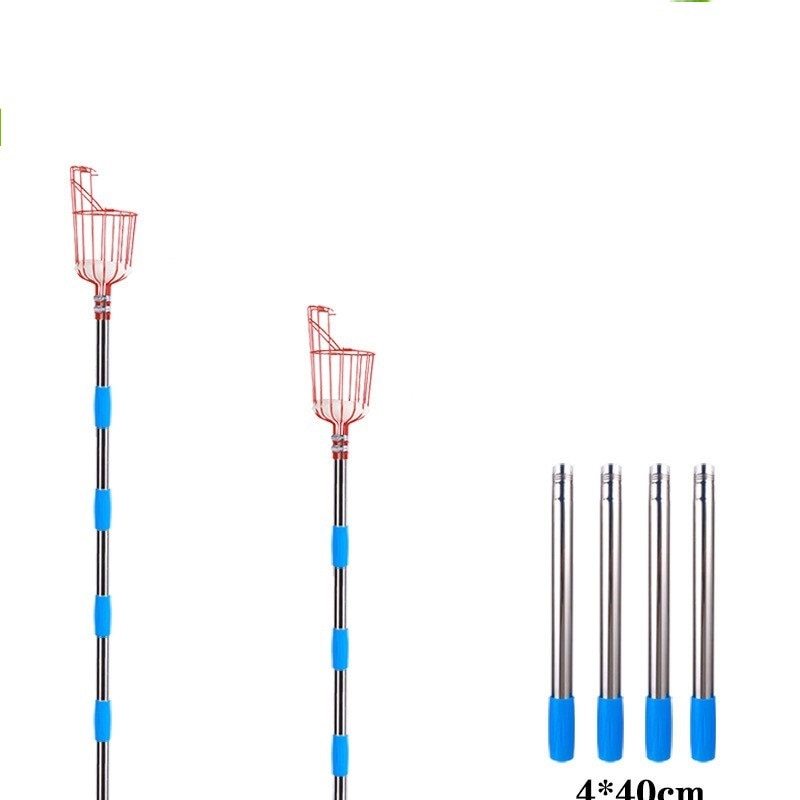 Recolector de frutas con palo extensible