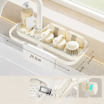 Multi-layer cleaning cloth storage rack