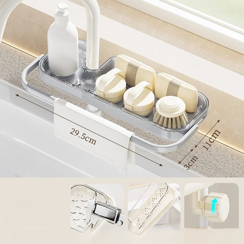 Multi-layer cleaning cloth storage rack