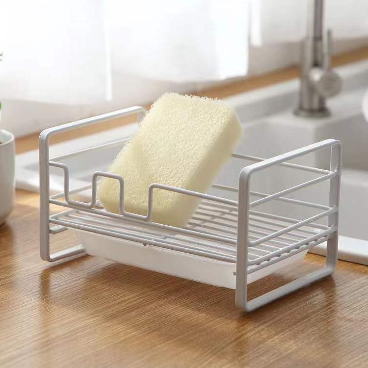 Kitchen iron sponge drain rack