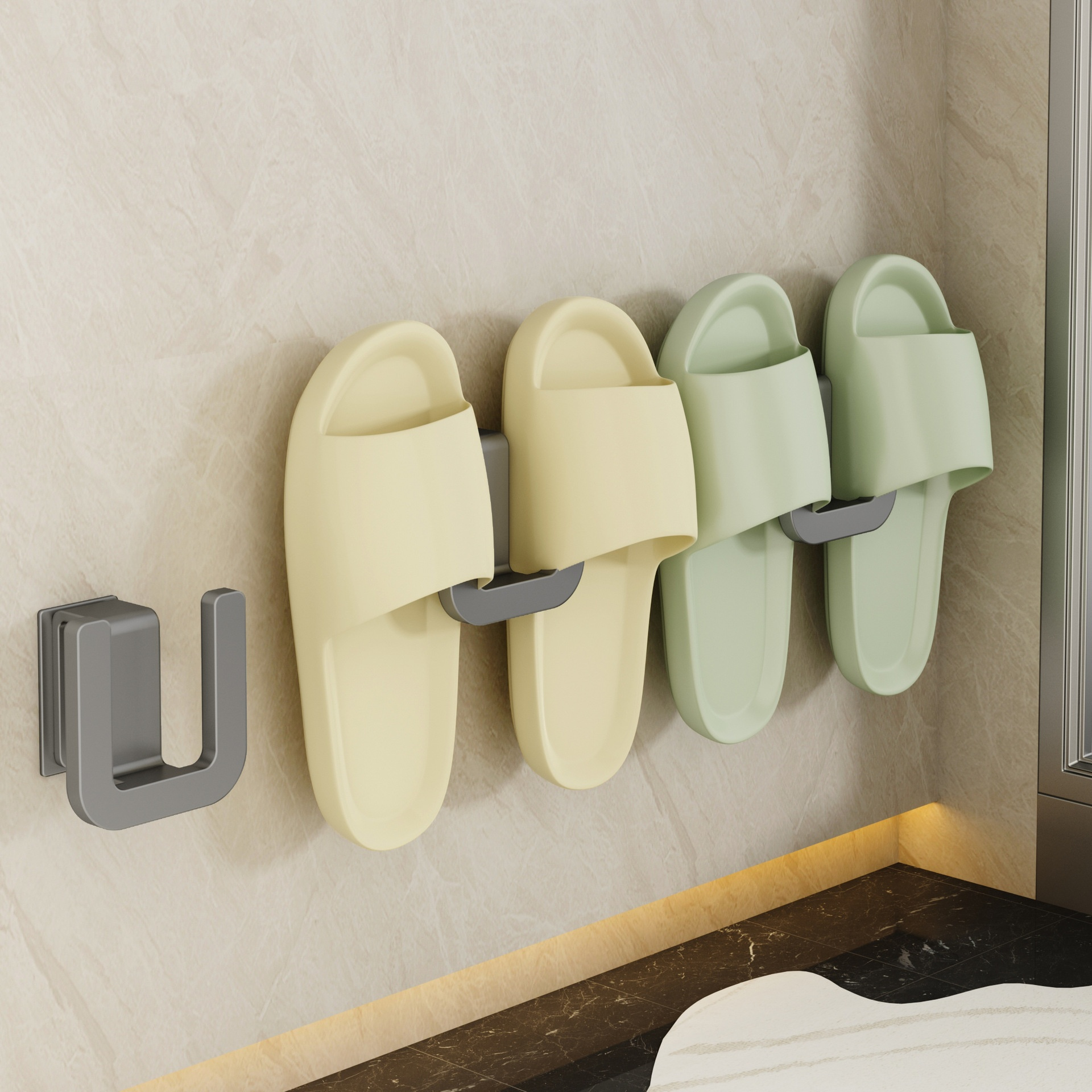 Bathroom Slipper Storage Rack