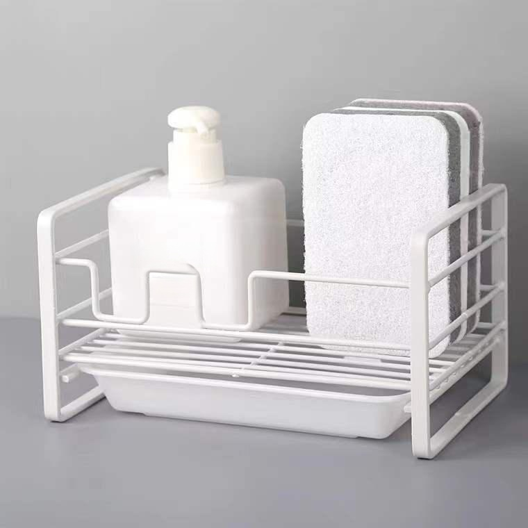 Kitchen iron sponge drain rack