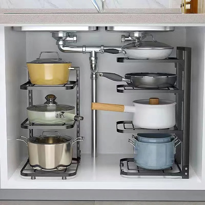 Kitchen Stainless Steel Shelf Storage Rack