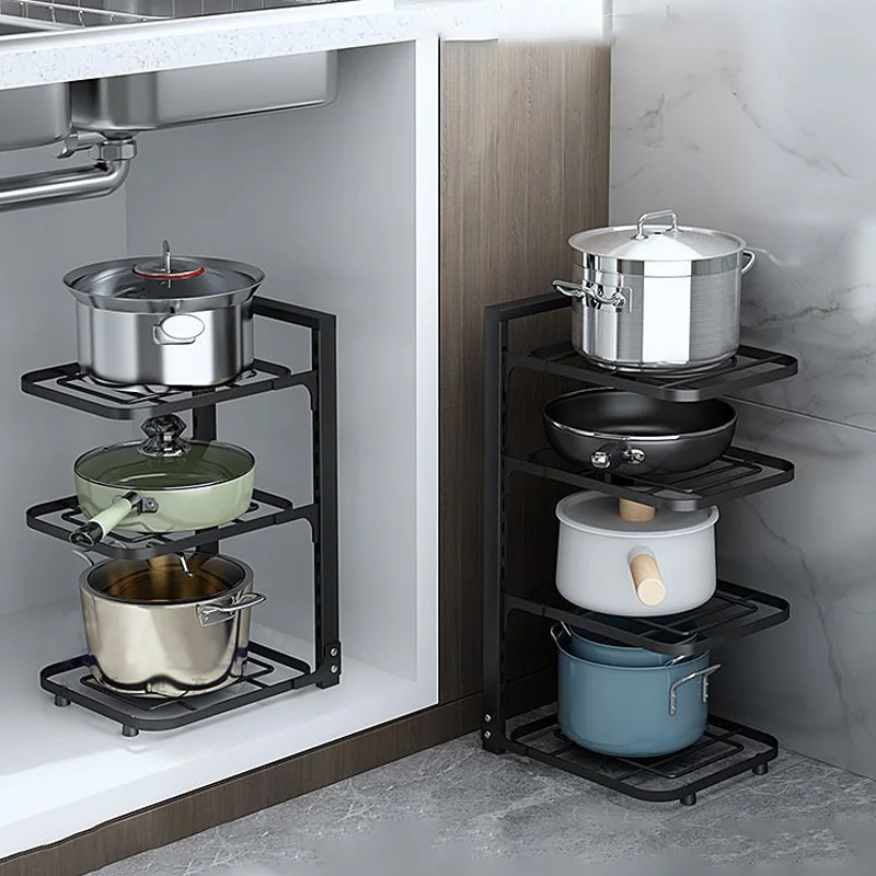 Kitchen Stainless Steel Shelf Storage Rack