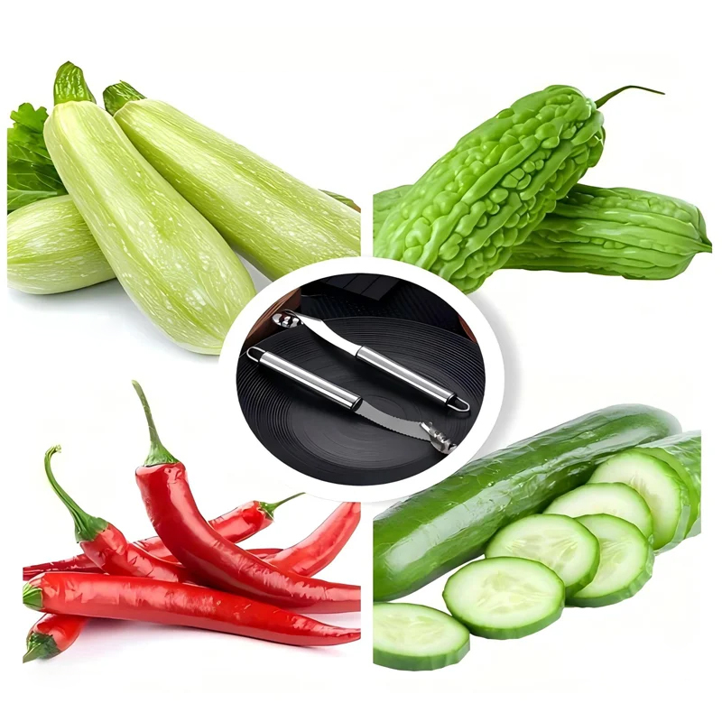 Pepper and Bitter Melon Seed Remover