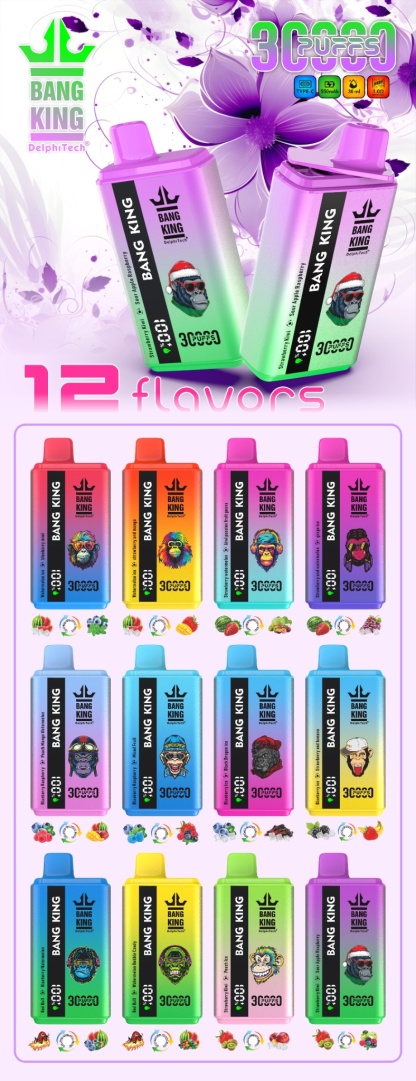 Bang King 30000 Puffs Disposable Vape 
