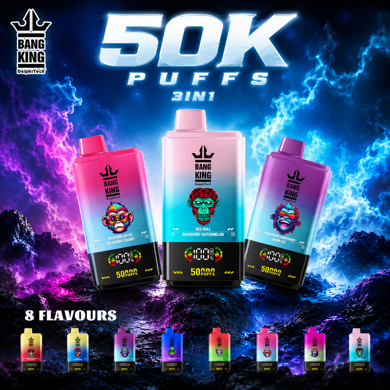 Bang King 50000 Puffs Disposable Vape
