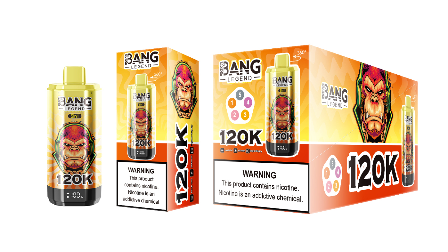 Bang Legend 120000 Puffs Disposable Vape - Energy Drink & Peach Ice & Mango Ice & Cranberry Grape & Blackcurrant