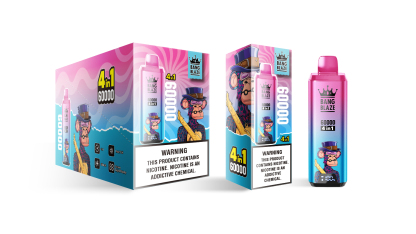 Bang Blaze 60000 Puffs 4 in1 Flavor Disposable Vape - Watermelon Ice & Blueberry Cherry & summer Time & Sour Mango pineapple