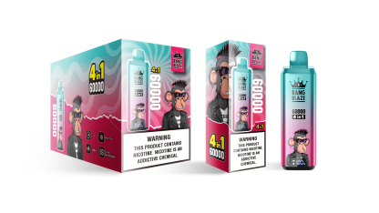 Bang Blaze 60000 Puffs 4 in1 Flavor Disposable Vape - Strawberry Mango & Watermelon Bubble gum & Red Mojito & Love66