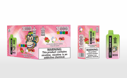 Bang King 30000 Puffs Disposable Vape - Strawberry Kiwi & Peach Ice