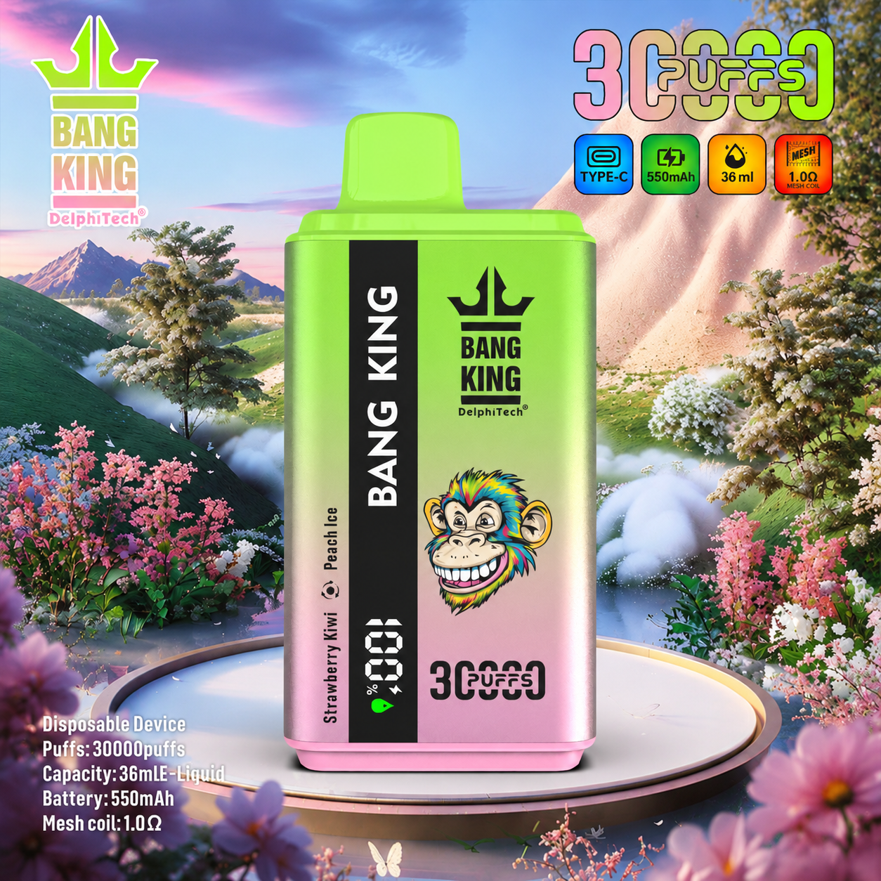 Bang King 30000 Puffs Disposable Vape 