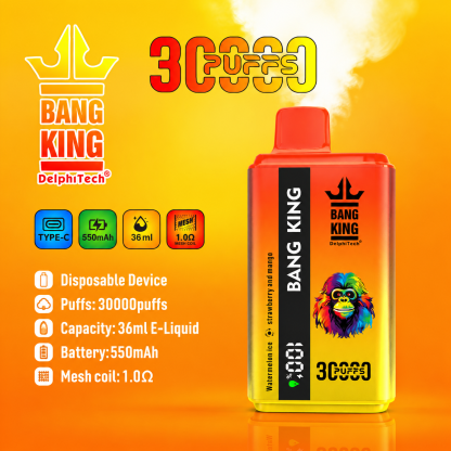 Bang King 30000 Puffs Disposable Vape 