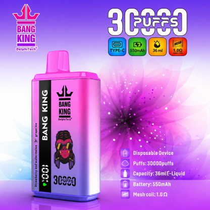 Bang King 30000 Puffs Disposable Vape 