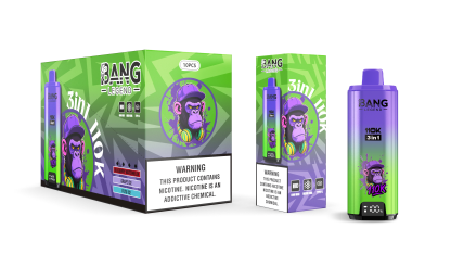 Bang Blaze 110000 Puffs 3 in1 Flavor Disposable Vape -  Blueberry Watermelon & Grape Ice & Futu Ice