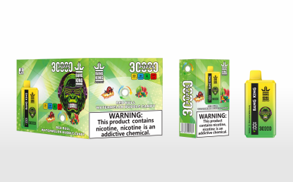 Bang King 30000 Puffs Disposable Vape - Red Bull & Watermelon Bubble Candy