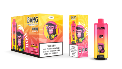 Bang Blaze 110000 Puffs 3 in1 Flavor Disposable Vape - Strawberry Banana & Peach Ice & Watermelon Sour Peach