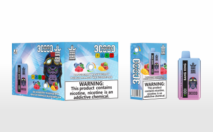 Bang King 30000 Puffs Disposable Vape - Blueberry Raspberry & Peach Mango Watermelon