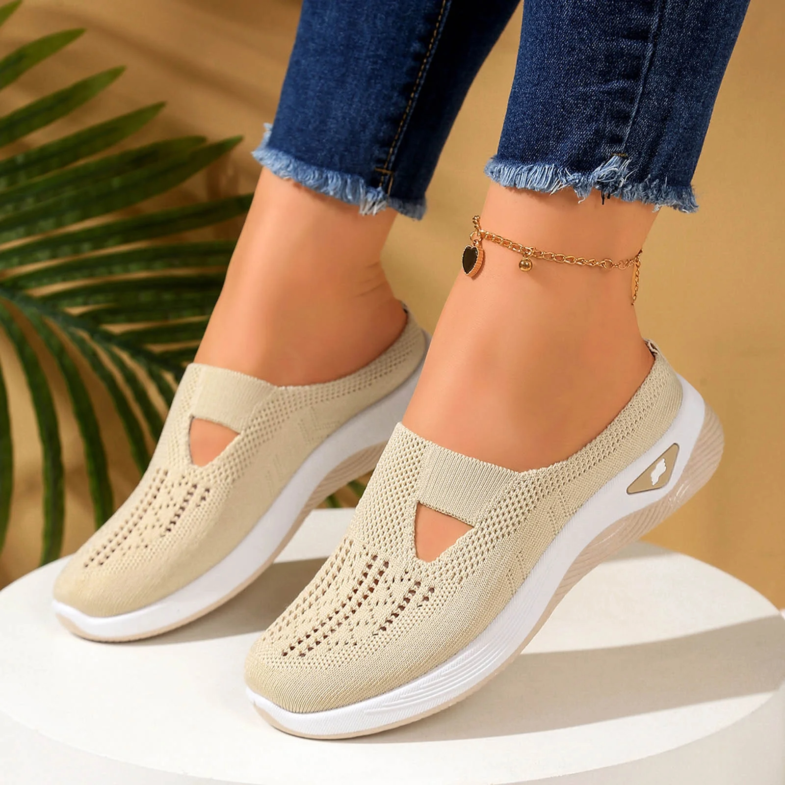 🔥50% OFF🔥Women's Comfortable Breathable Knitted Shoes