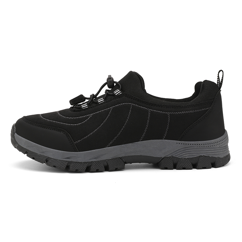 Men‘s’ Slip-On Running Walking Shoes - Zero Laces Comfort, Non-Slip Traction & Cushioned Support