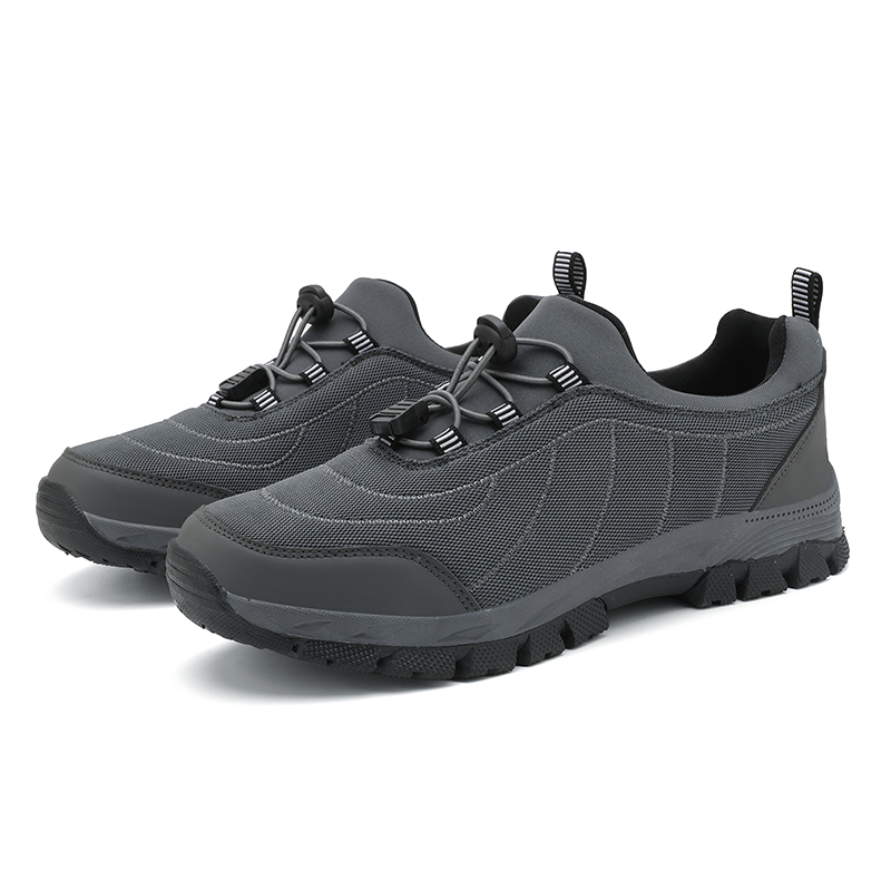 Men‘s’ Slip-On Running Walking Shoes - Zero Laces Comfort, Non-Slip Traction & Cushioned Support