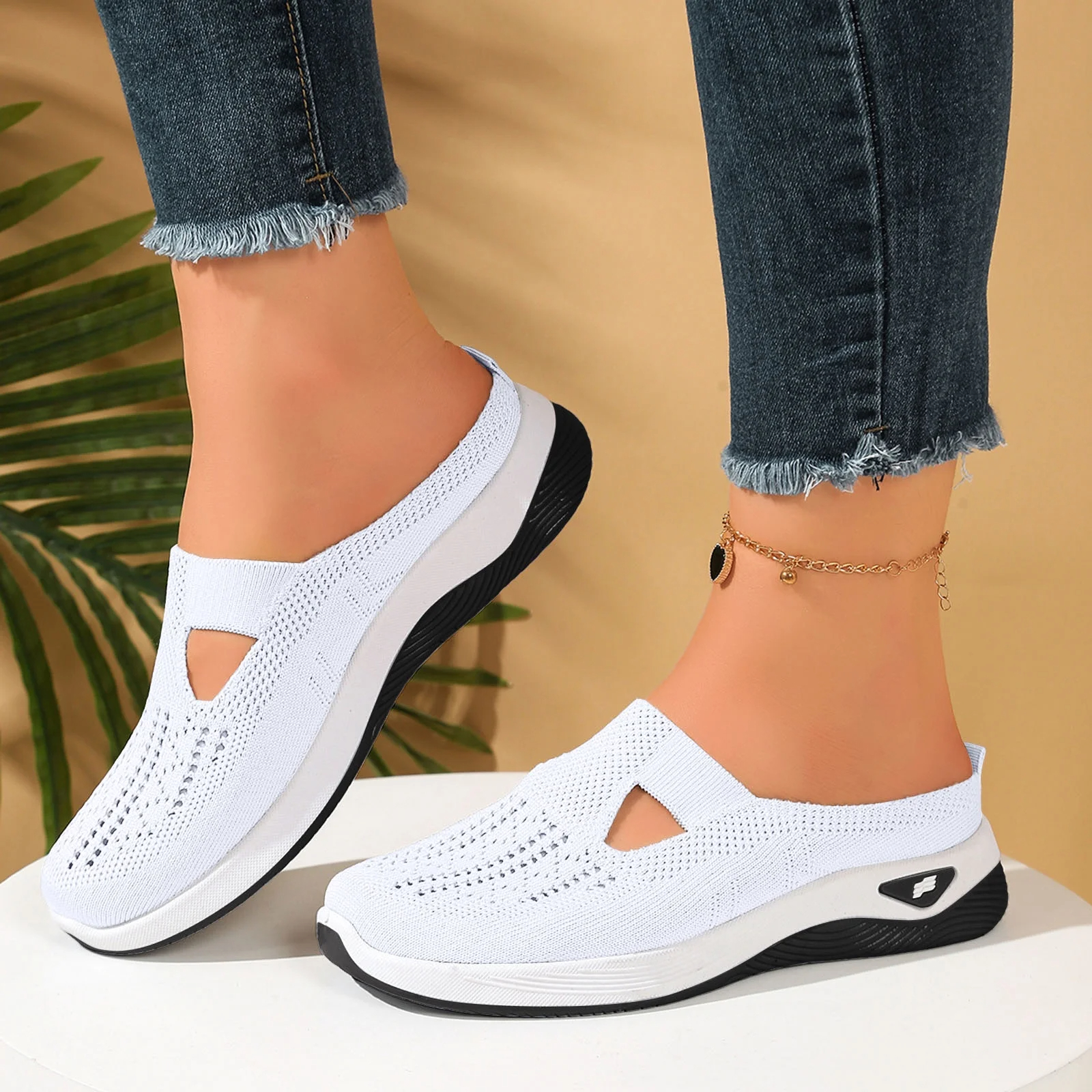 🔥50% OFF🔥Women's Comfortable Breathable Knitted Shoes