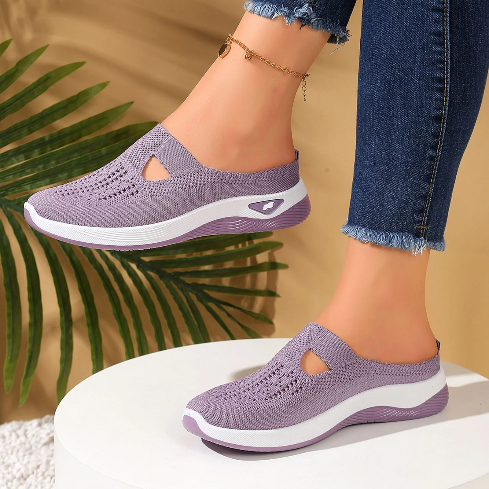 🔥50% OFF🔥Women's Comfortable Breathable Knitted Shoes