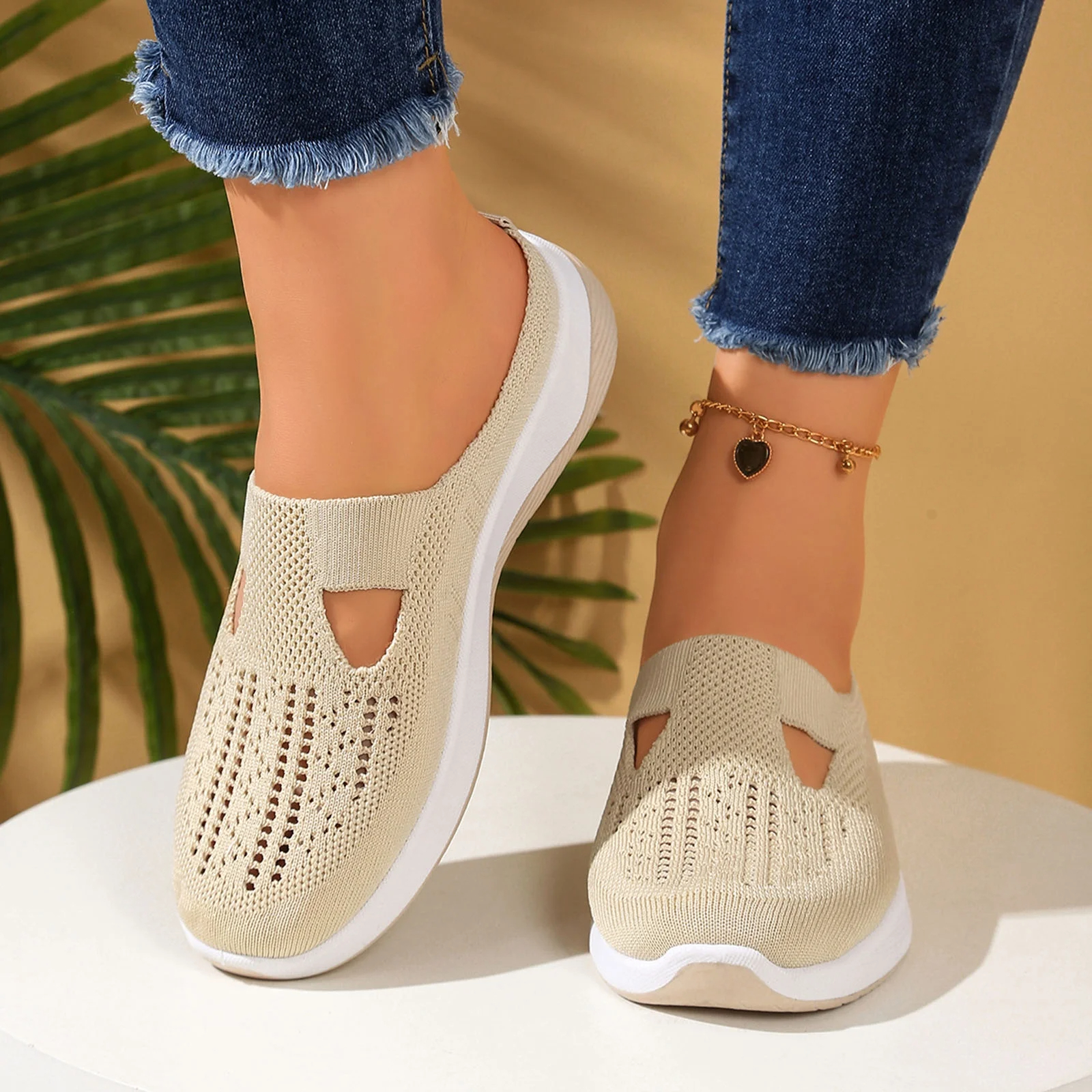 🔥50% OFF🔥Women's Comfortable Breathable Knitted Shoes